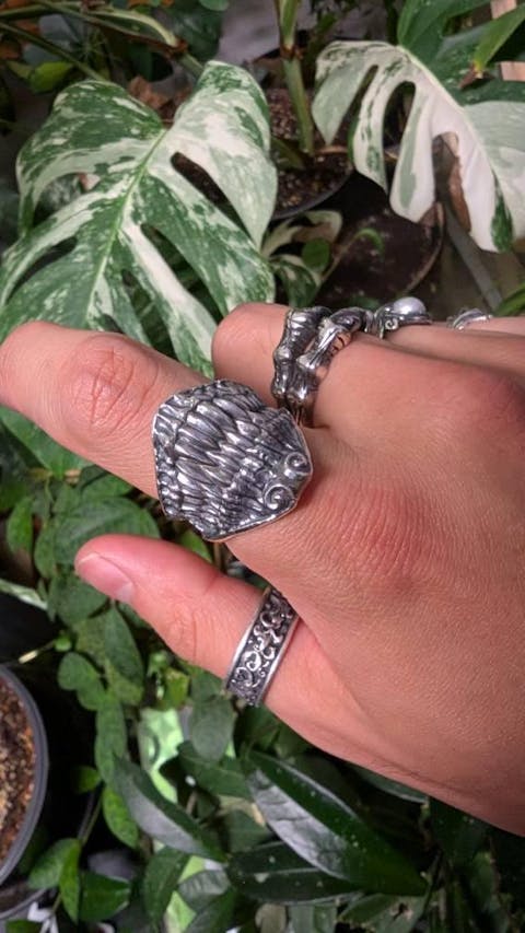 Jaws of Hades - Sterling Silver Ring