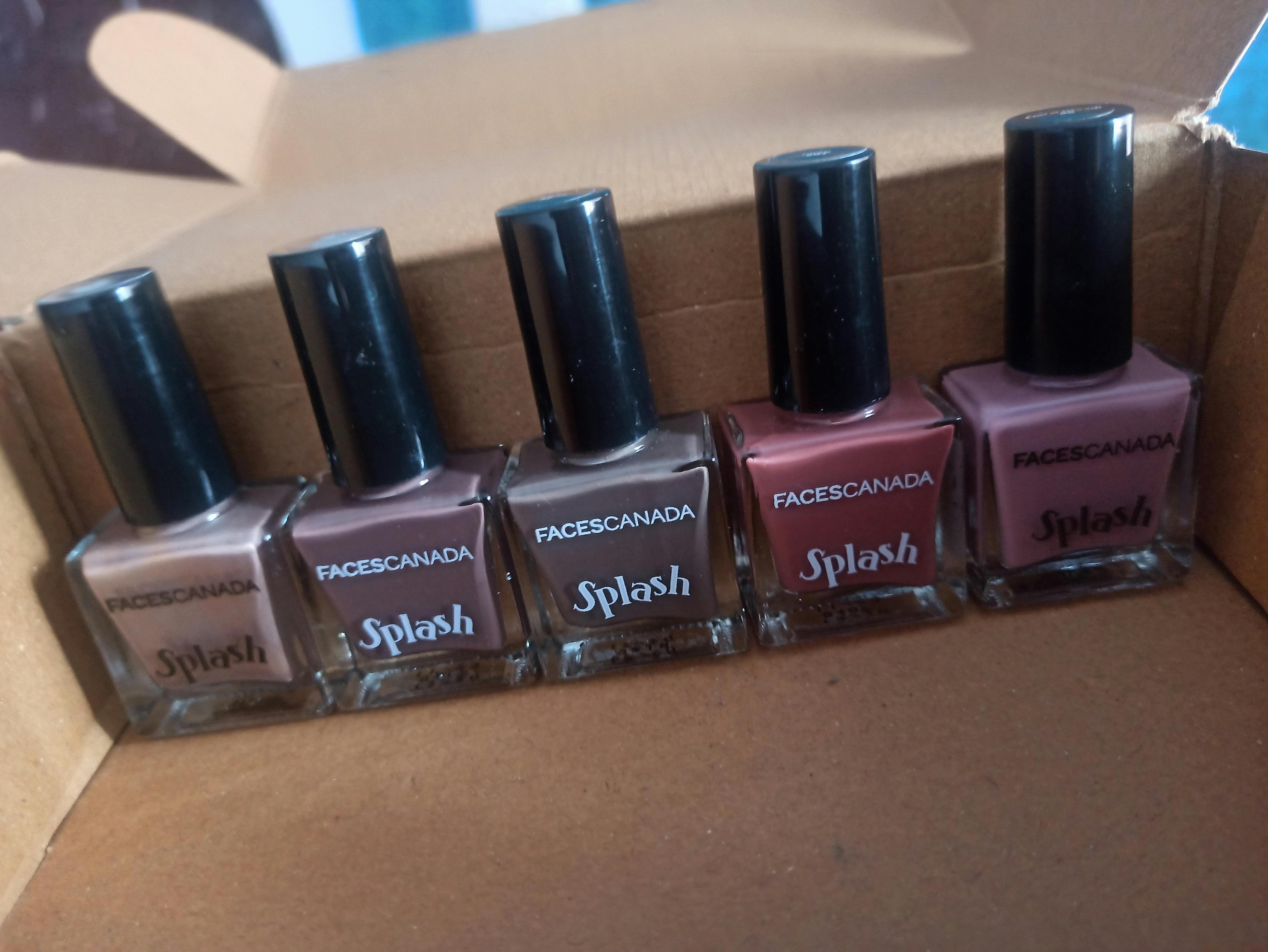 Splash Nail Enamel Faces Canada Cosmetics