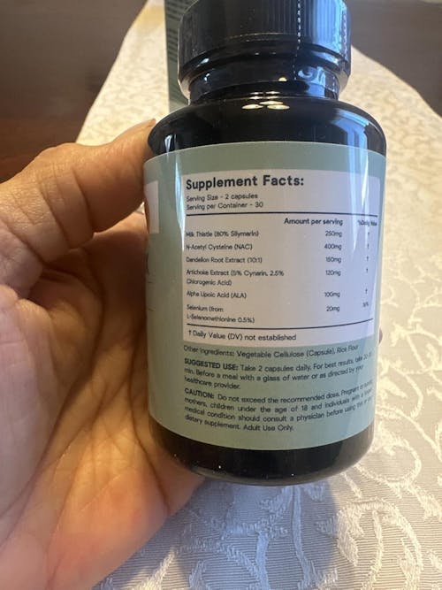 Liver Detox & Repair with Silymarin Milk Thistle, Dandelion Root, NAC & others