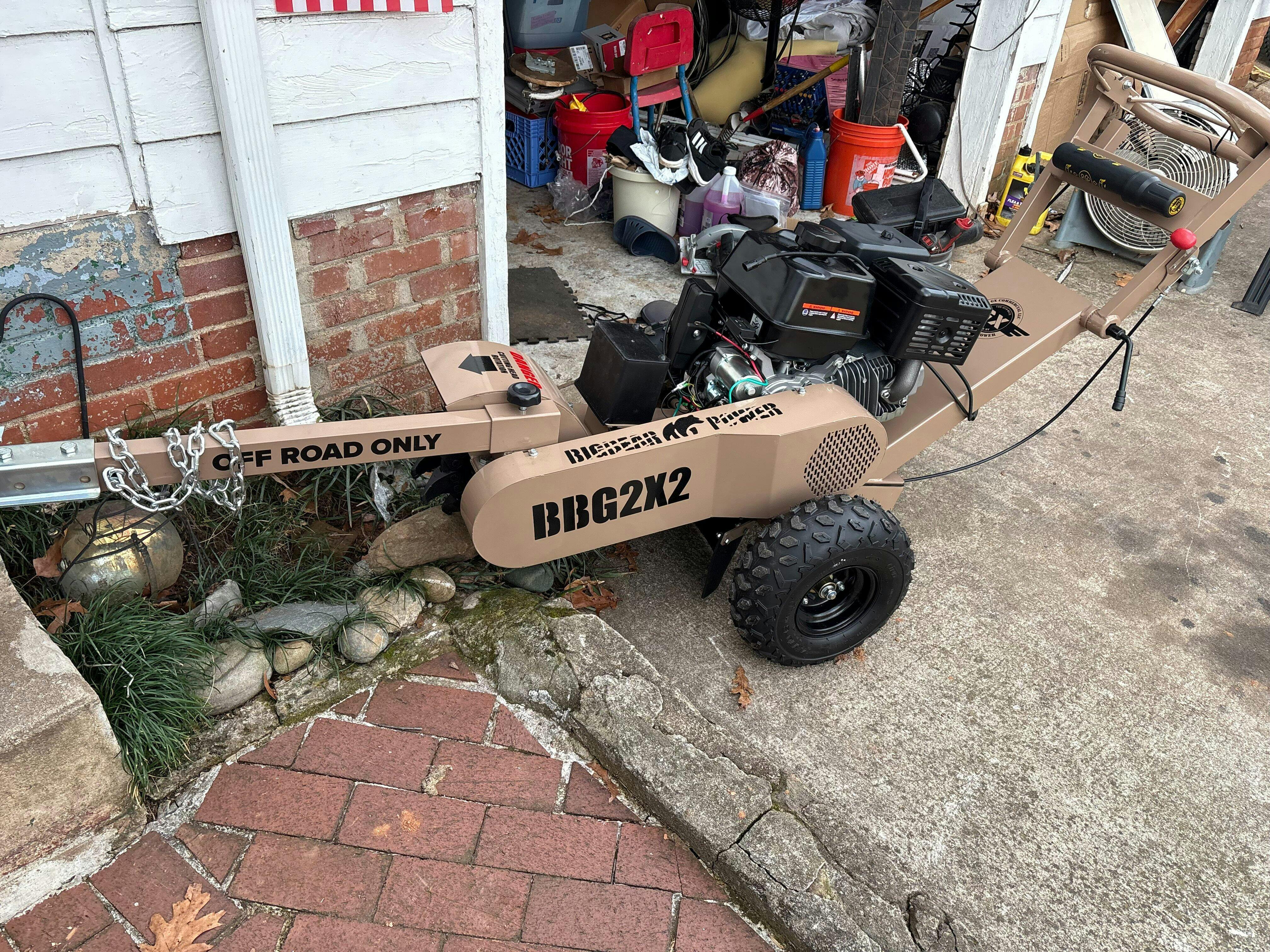 BigBear Power BBG2X2 Stump Grinder 12