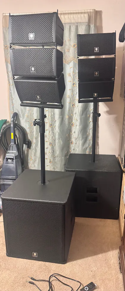 Proreck CLUB-8000 PA Speaker System 8000W Combo 6 Line