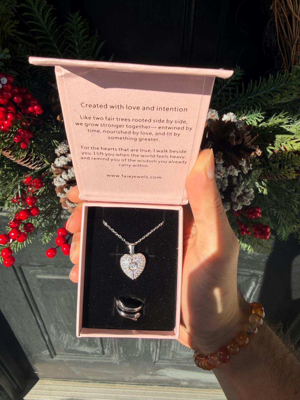 To My Daughter - Heart Locket Necklace