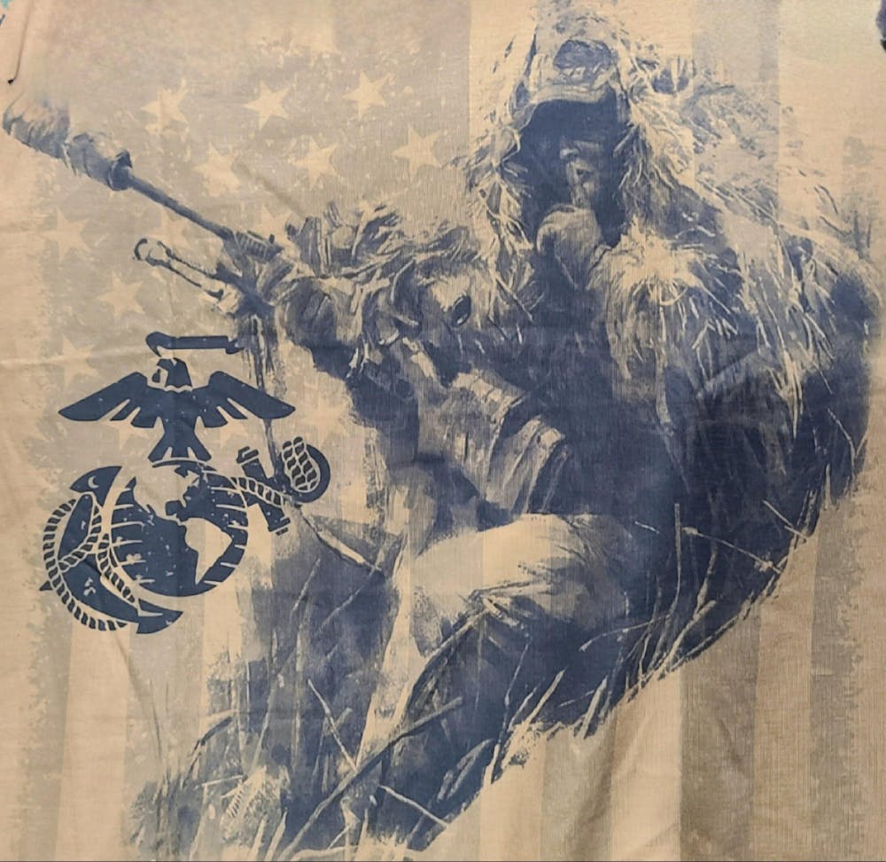 Custom All Over Print Shirt I Can't Go To Hell The Devil Still Has Restraining Order Against Me Simple Black Custom Gift For Veteran K1702