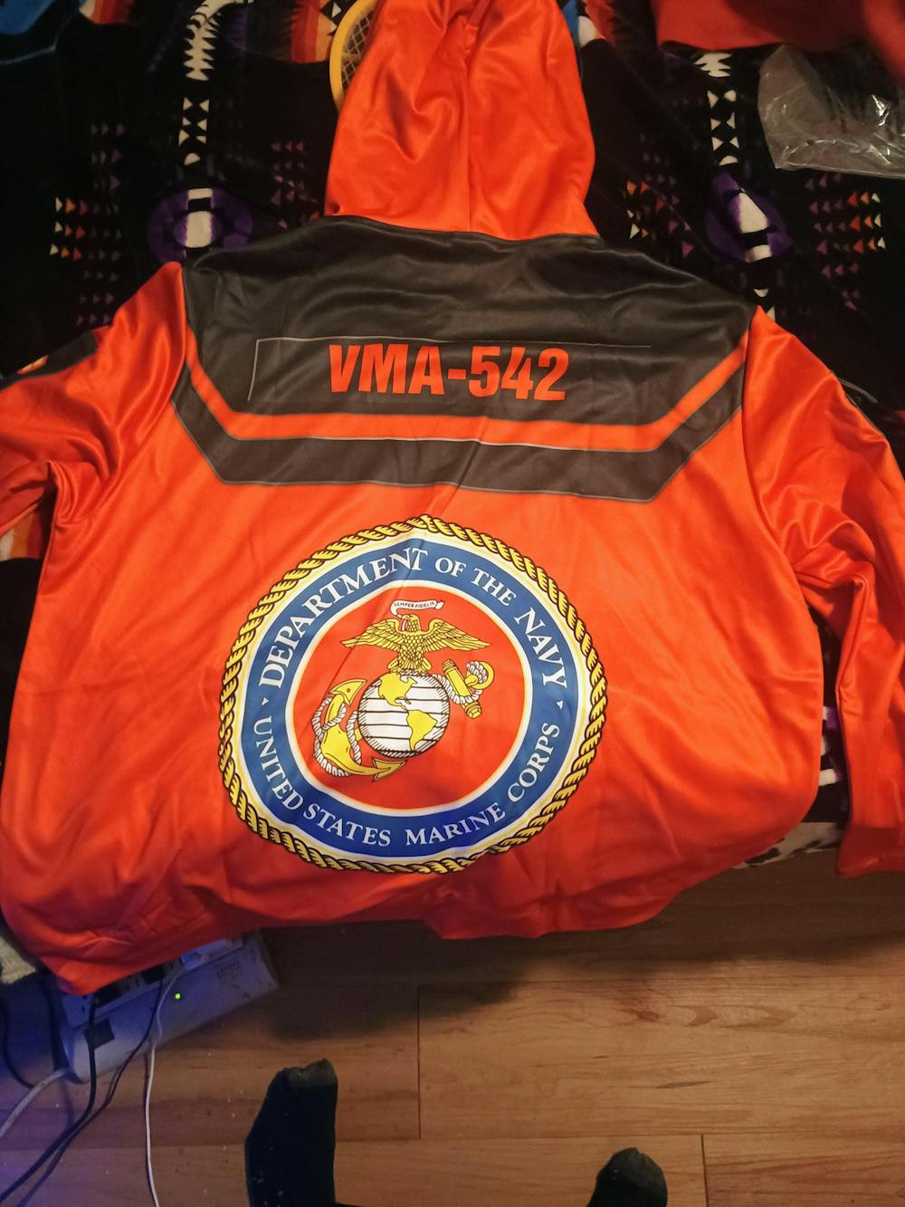 Personalized Hoodie Half Zipper Custom Military Patches Gift For Veteran K1702