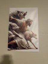 The Good Shepherd Protector Christian Wall Art Poster/Canvas