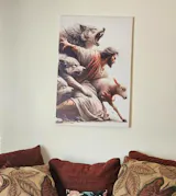 The Good Shepherd Protector Christian Wall Art Poster/Canvas
