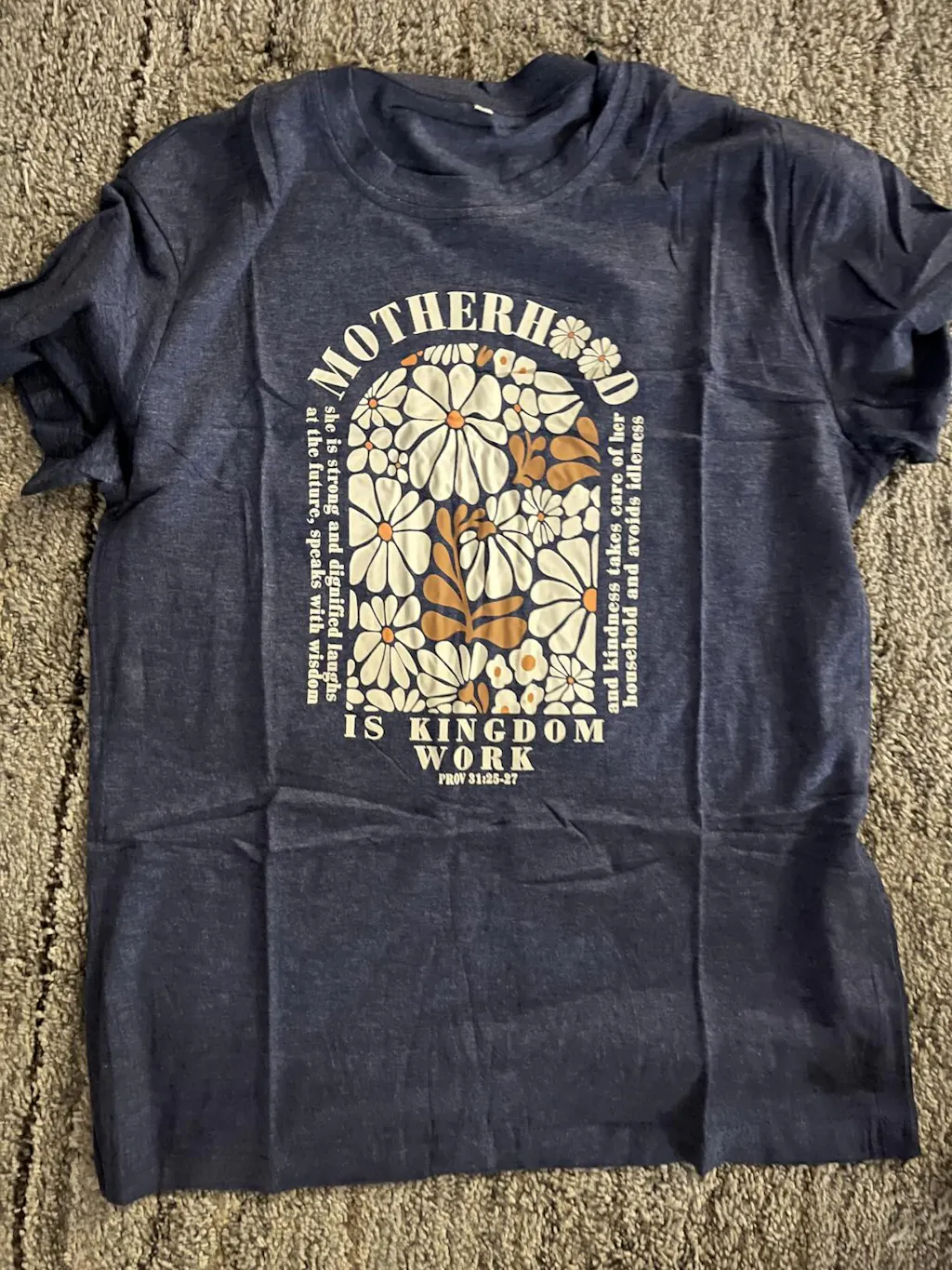 Floral Motherhood Kingdom Work – She is Bless – Unisex Tshirt / Hoodie / Sweatshirt