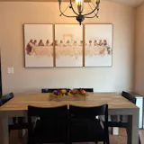 Last Supper Minimalist Christian Wall Art Poster/Canvas Set