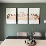 Last Supper Minimalist Christian Wall Art Poster/Canvas Set