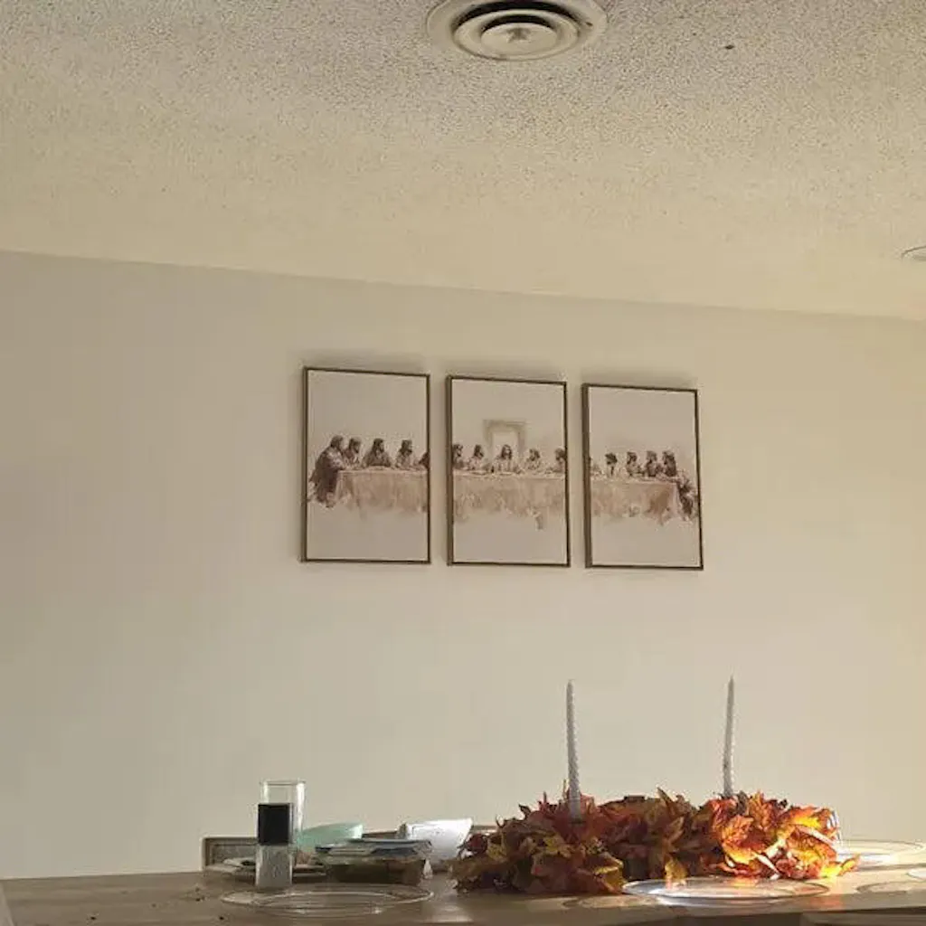 Last Supper Minimalist Christian Wall Art Poster/Canvas Set