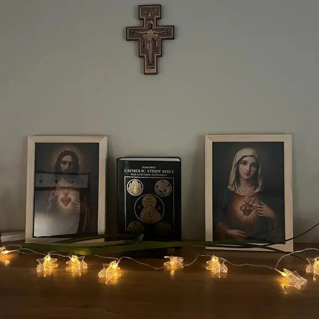 Sacred Heart of Jesus Catholic Wall Art Poster/Canvas