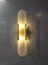 Kelley Elongated Alabaster Wall Sconce, Home Decor Sconce