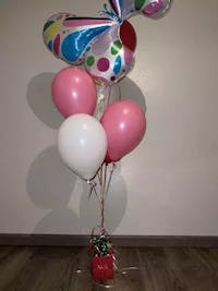 Collar personalizado Corazones Unidos y Rosa real eterna