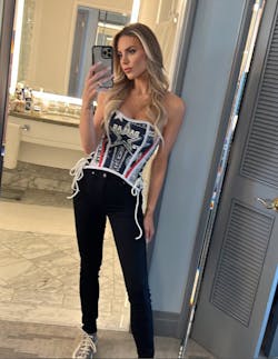 Dallas Cowboys Corset Bustier - Limited Edition Team Apparel