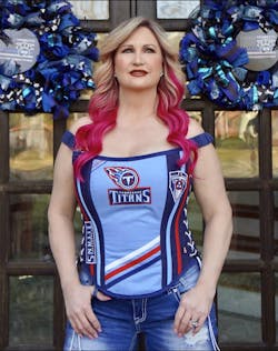 Tennessee Titans Football Team Corset Top