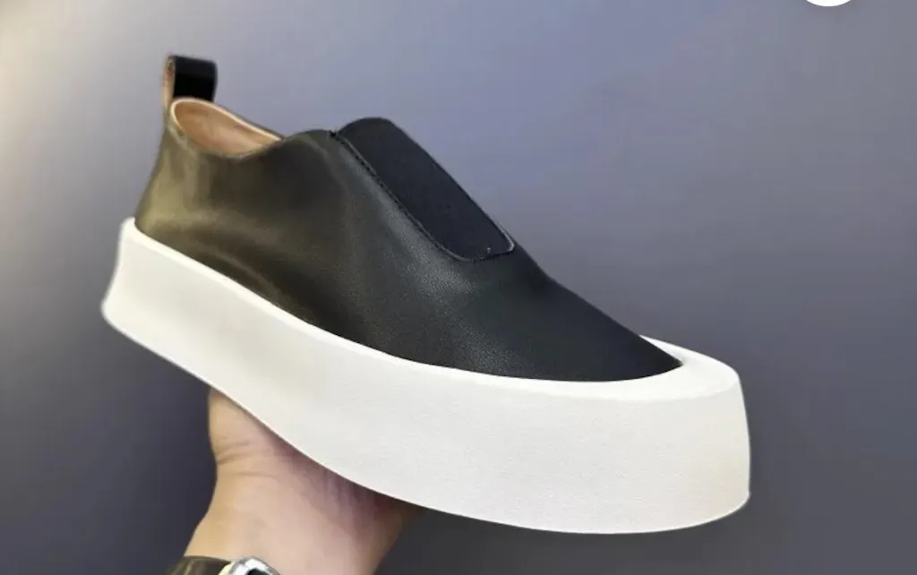 Cowhide Genuine Leather Platform Shoes