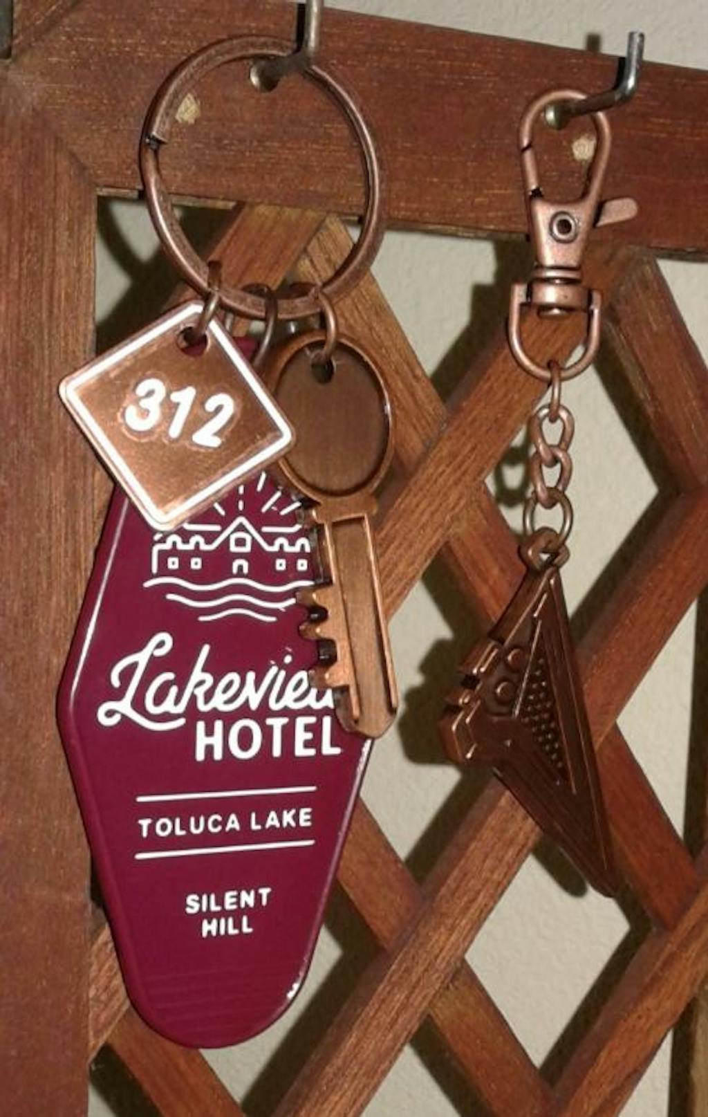 Silent Hill Lakeview Hotel Keychain Fangamer