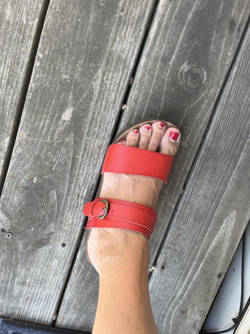Scarlet Red Sandals