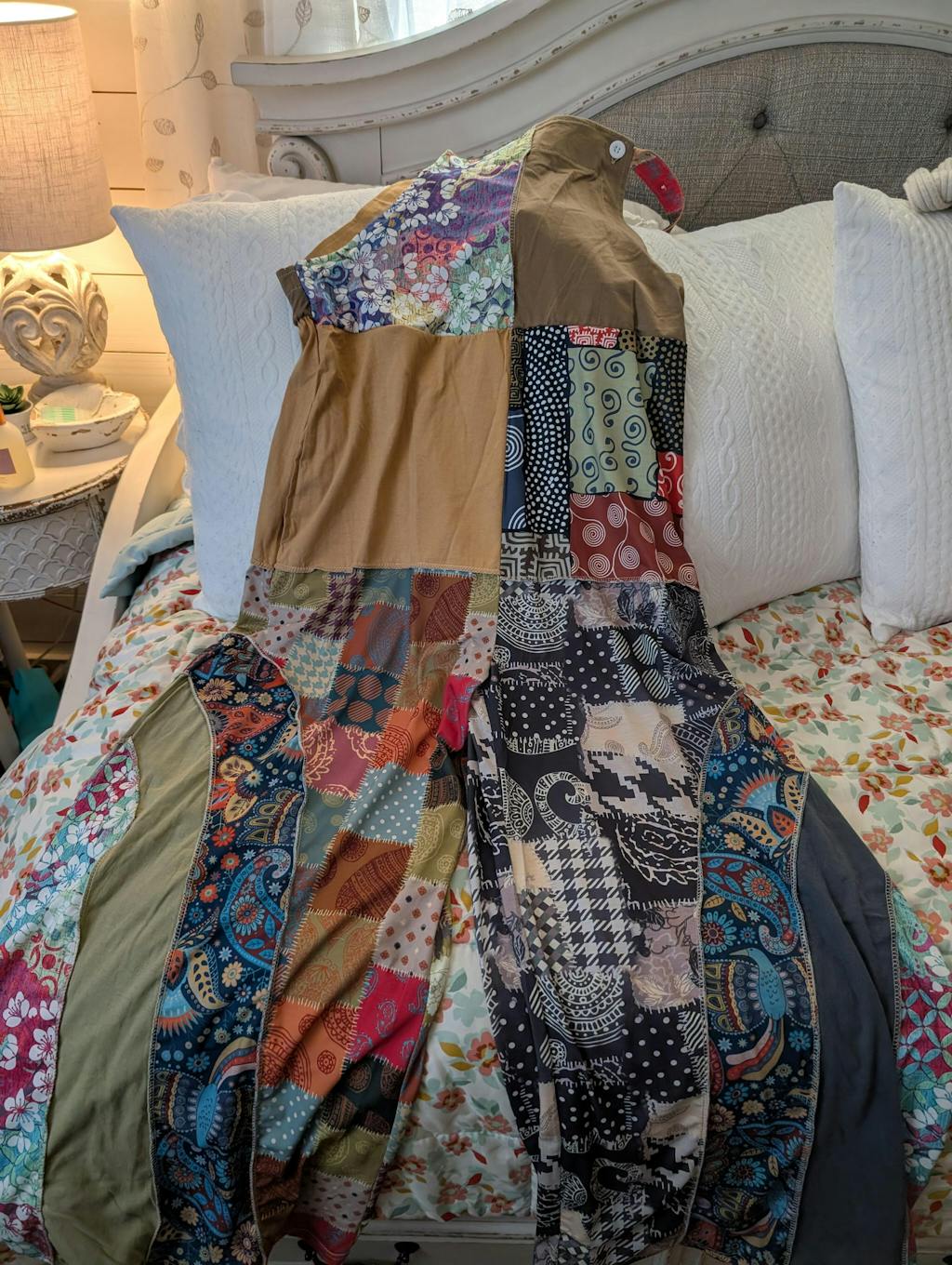 Boho Hippie Patchwork  Overalls