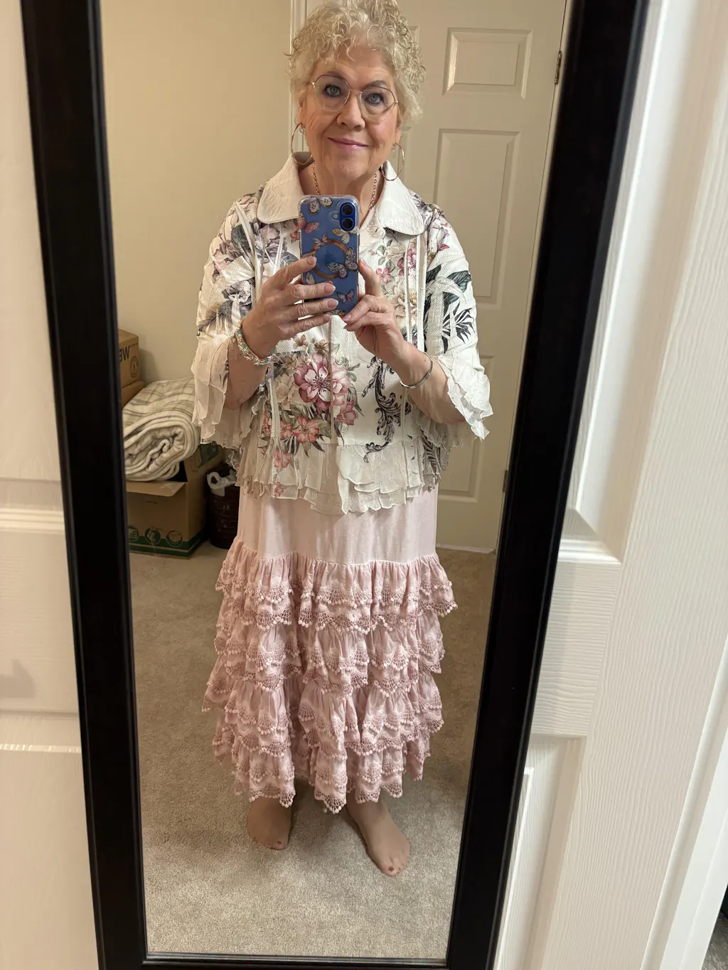 Petals and Poetry Watercolor Flower Jacket