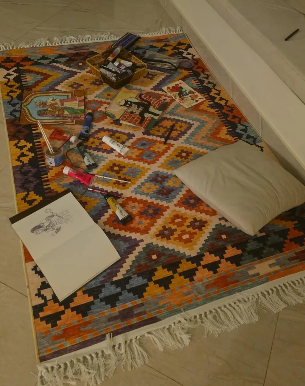 Kilims Evolution Traditional Rug (Printed) D4