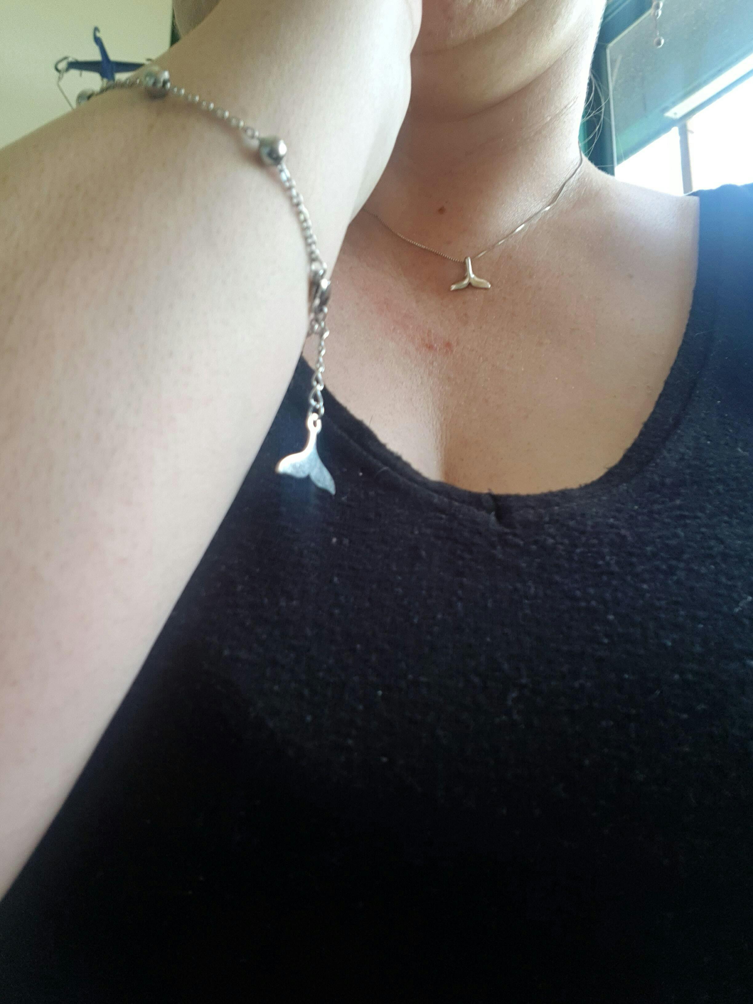 BTS J-hope 着用★送料・関税込★FRICA★Dolphin Necklace 1★ Silver Dolphin Tail Necklace Silver | J-Hope - BTS - Fashion