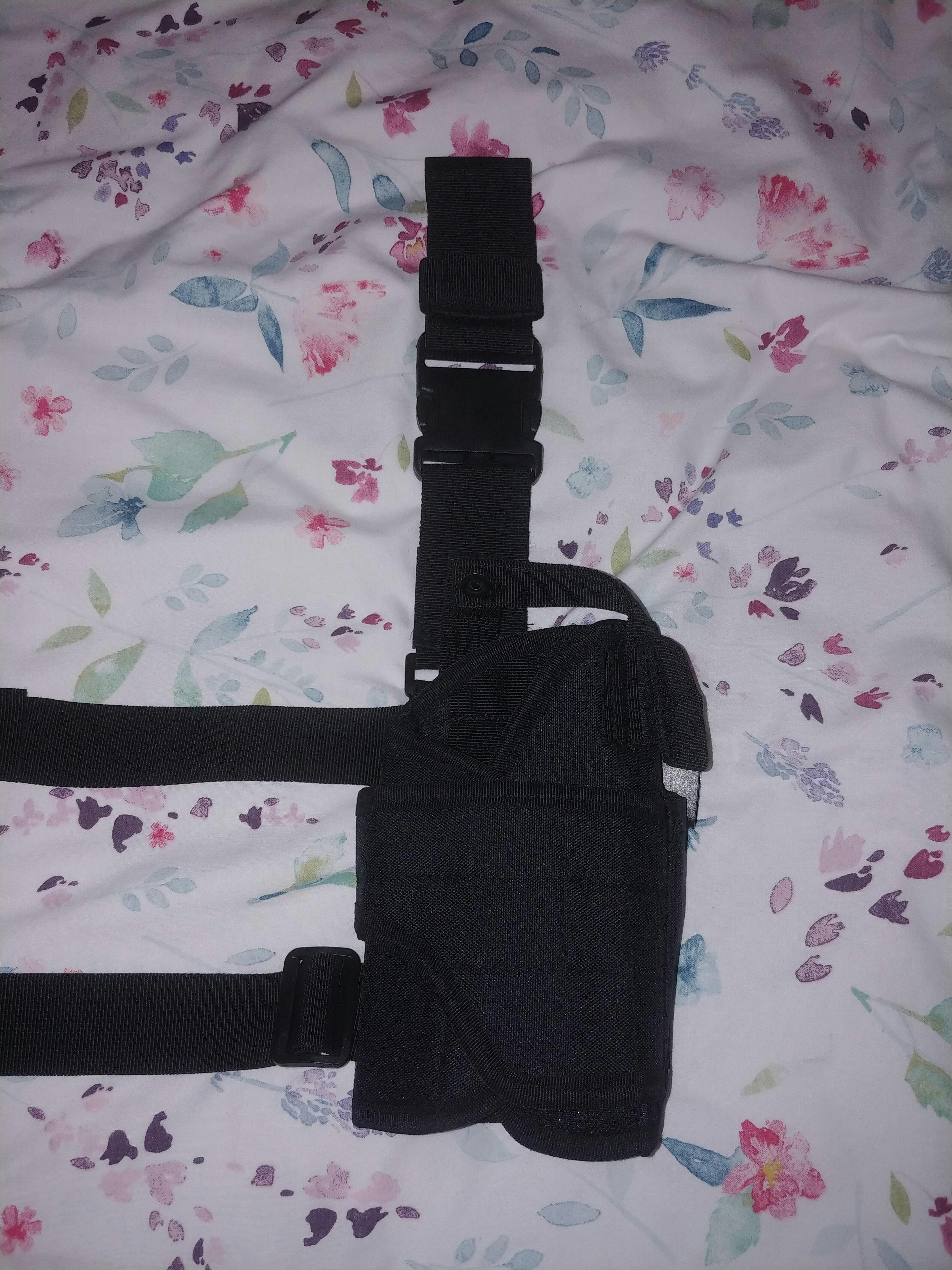 Black Thigh Harness Bag | Jennie - BlackPink - Fashion Chingu