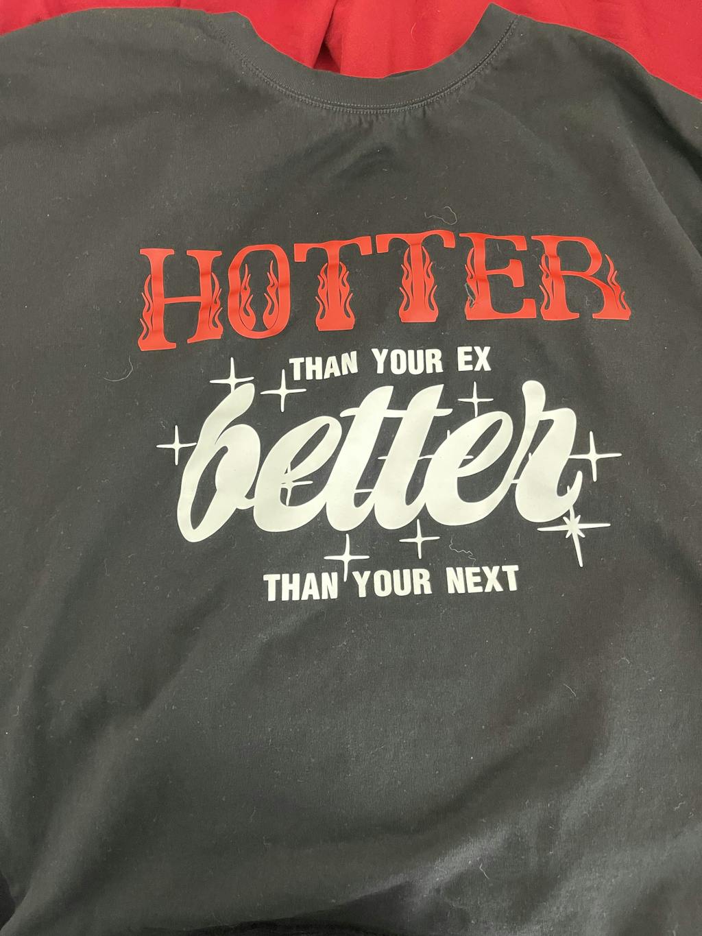 Black "Hotter Than Your Ex" TShirt Hyunjin Stray Kids KFashion