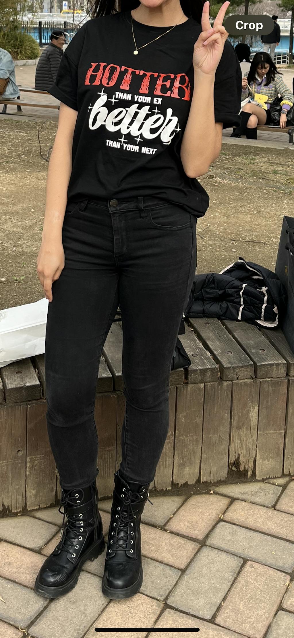 Black “Hotter Than Your Ex” TShirt Hyunjin Stray Kids Fashion Chingu