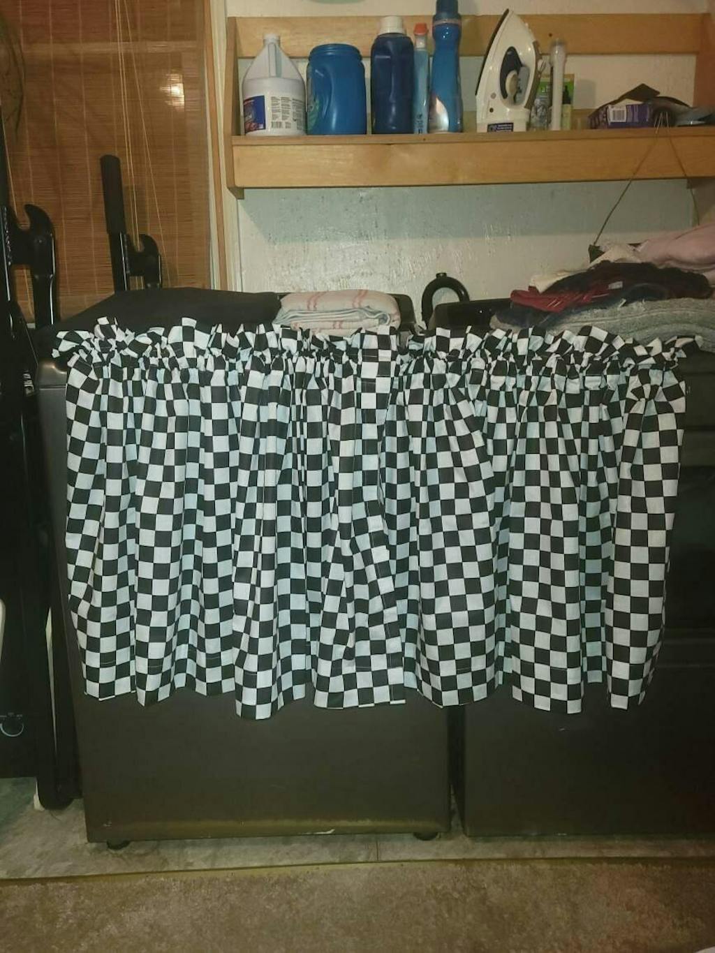 Black White Checkered Print Poly Cotton Fabric – Fashion Fabrics LLC