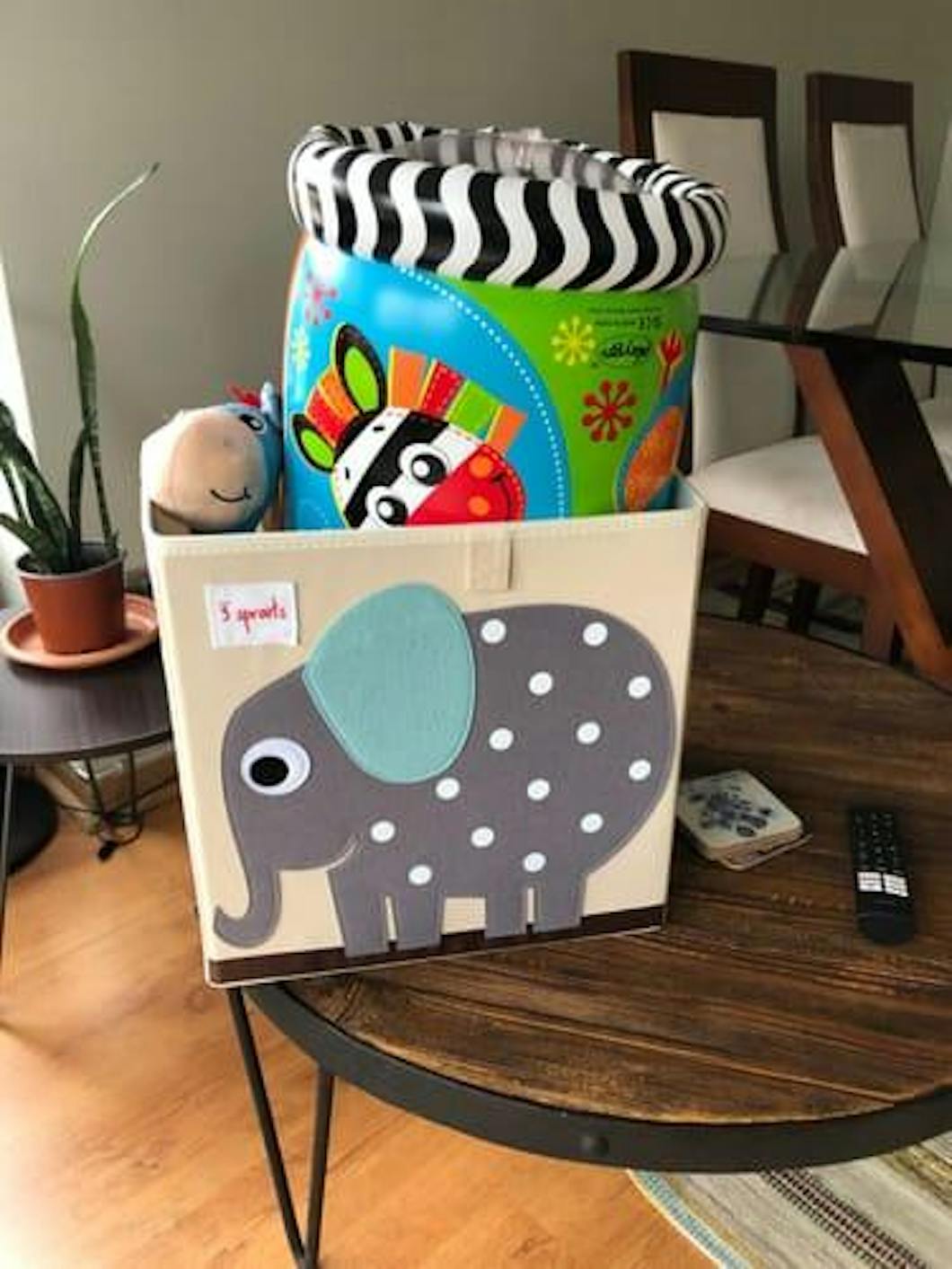 Caja para juguetes Elefante