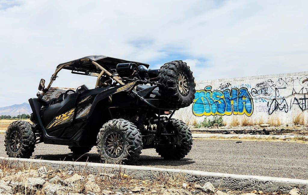 Yamaha YXZ 1000 Spare Tire Carrier by Fastlab UTV