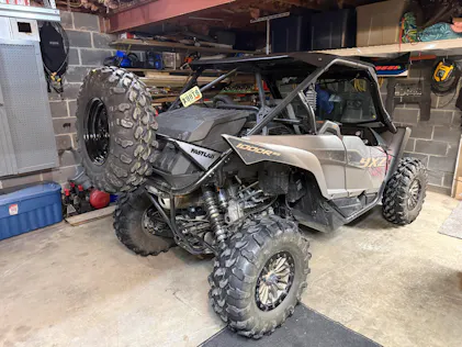 Yamaha YXZ 1000 Spare Tire Carrier by Fastlab UTV