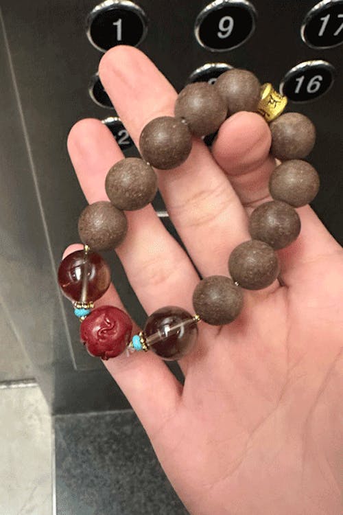 Harvest Ox Zodiac Bracelet | Smoky Quartz & Success Amulet