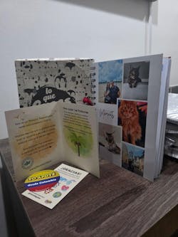 Agenda premium de 80 hojas personalizada con foto portadas