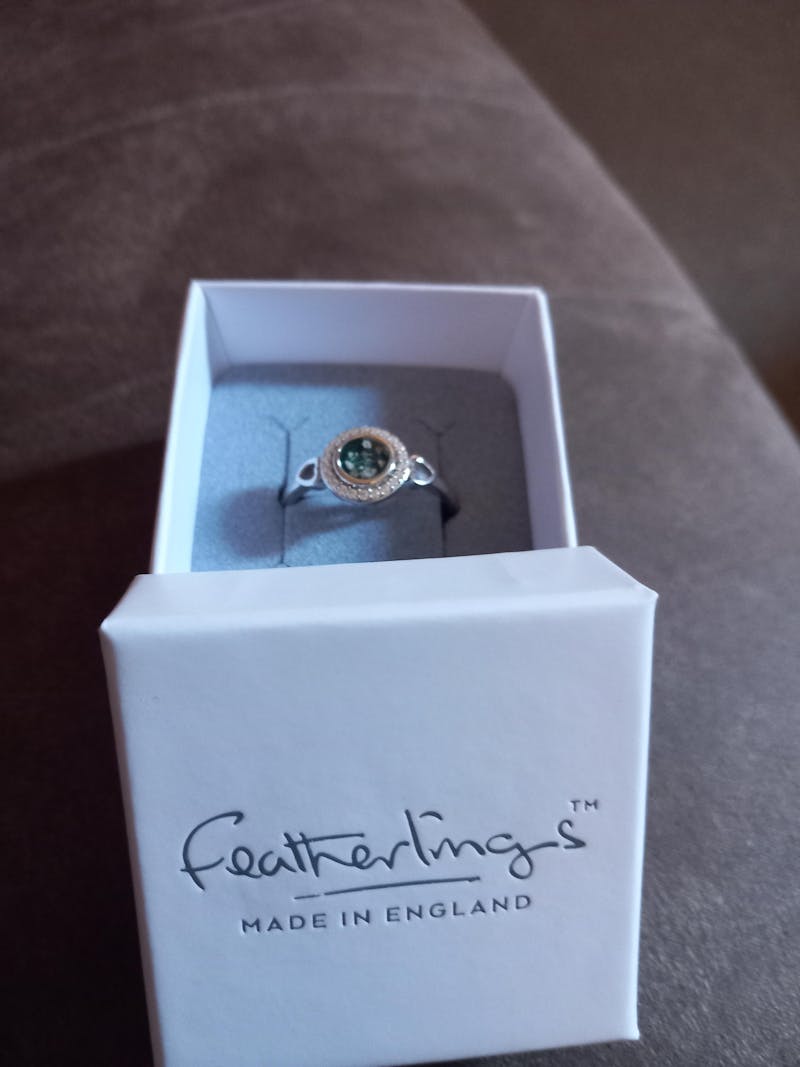 Round Ashes Ring - Crystal