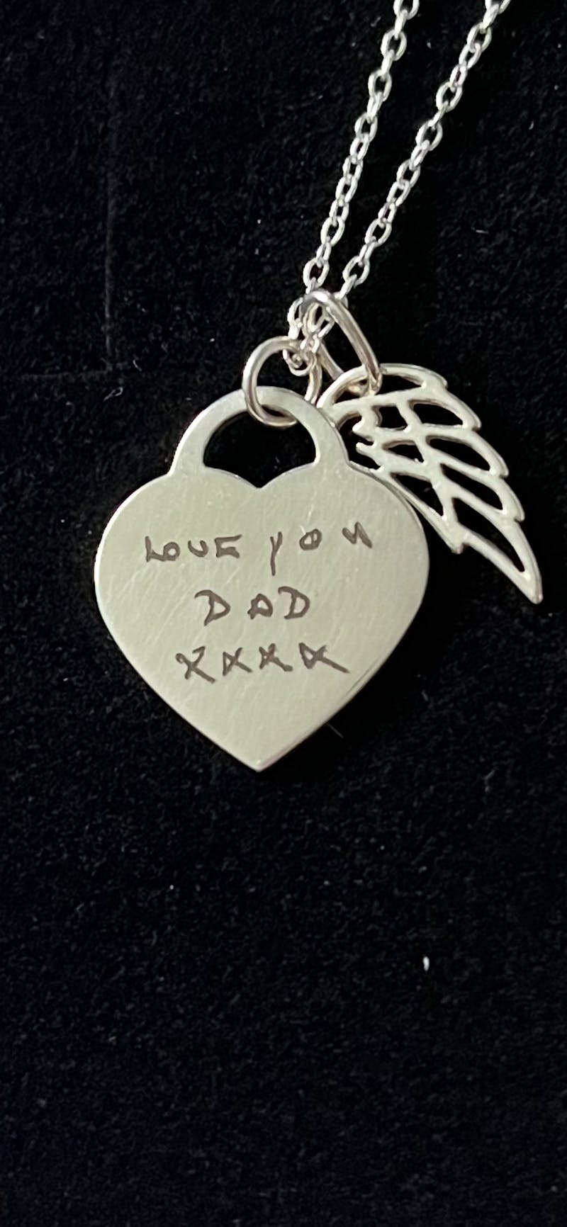Heart Handwriting Necklace