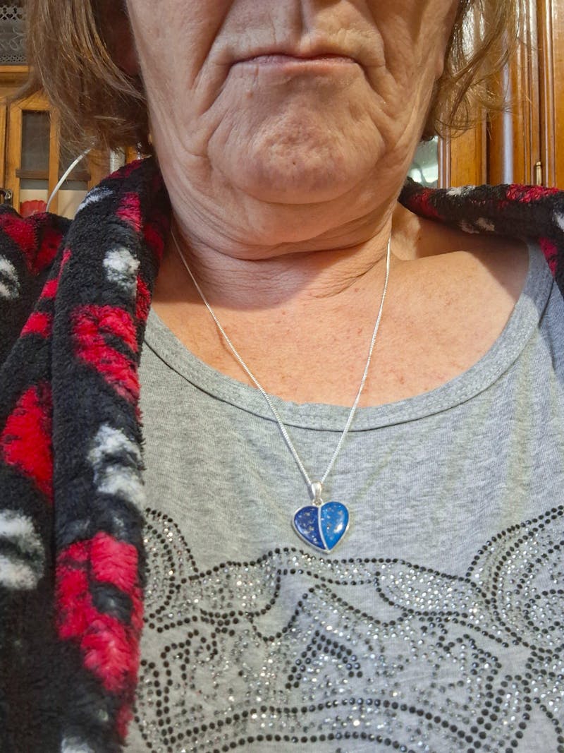 Double Ashes Heart Necklace