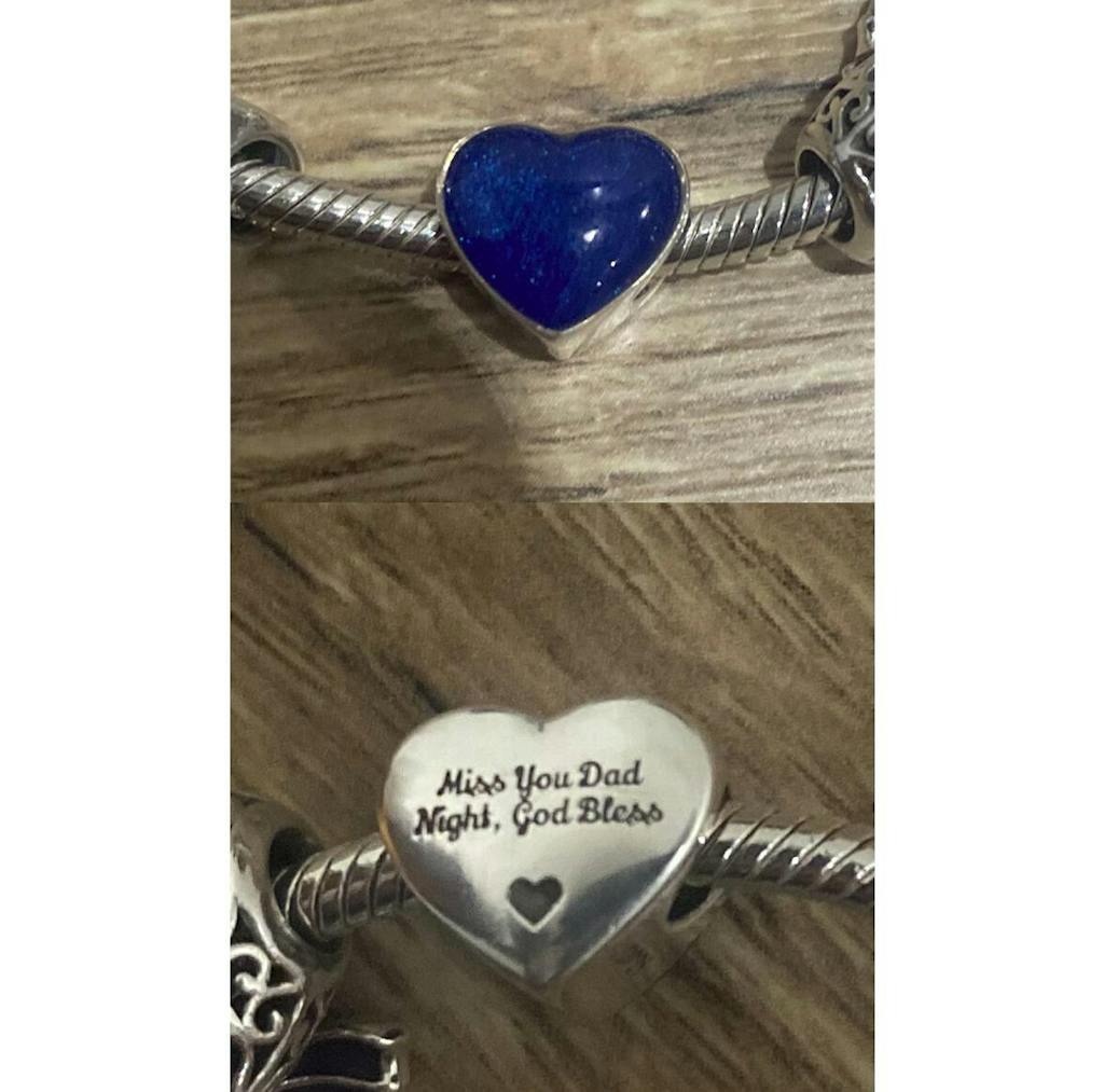 Silver Engraved Ashes Necklace