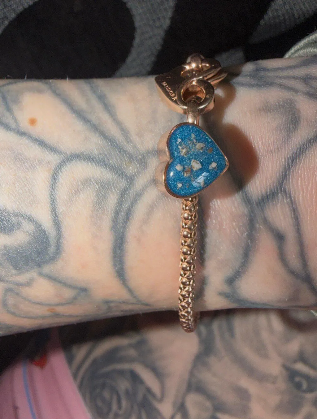 Rose Gold Ashes Charm