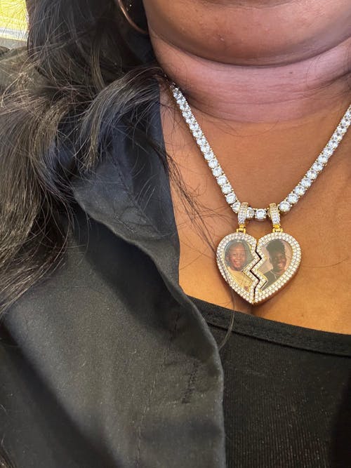 Love Pieces Heart Photo Pendant