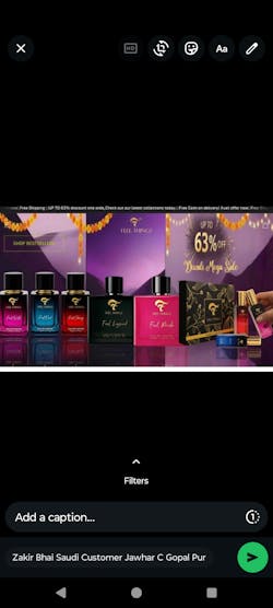 COMBO PERFUME SET FEEL WILD AND FEEL OUD (2 X 50ML)