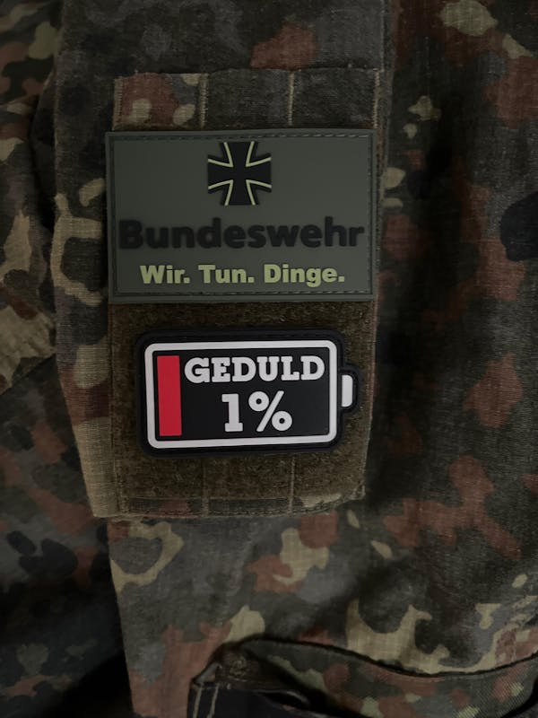 "1% Geduld" Patch