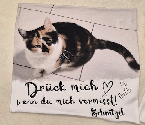 Personalisiertes Kissen - Für immer im Herzen