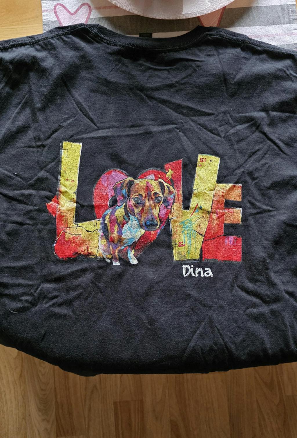 Personalisiertes T-shirt "Love"
