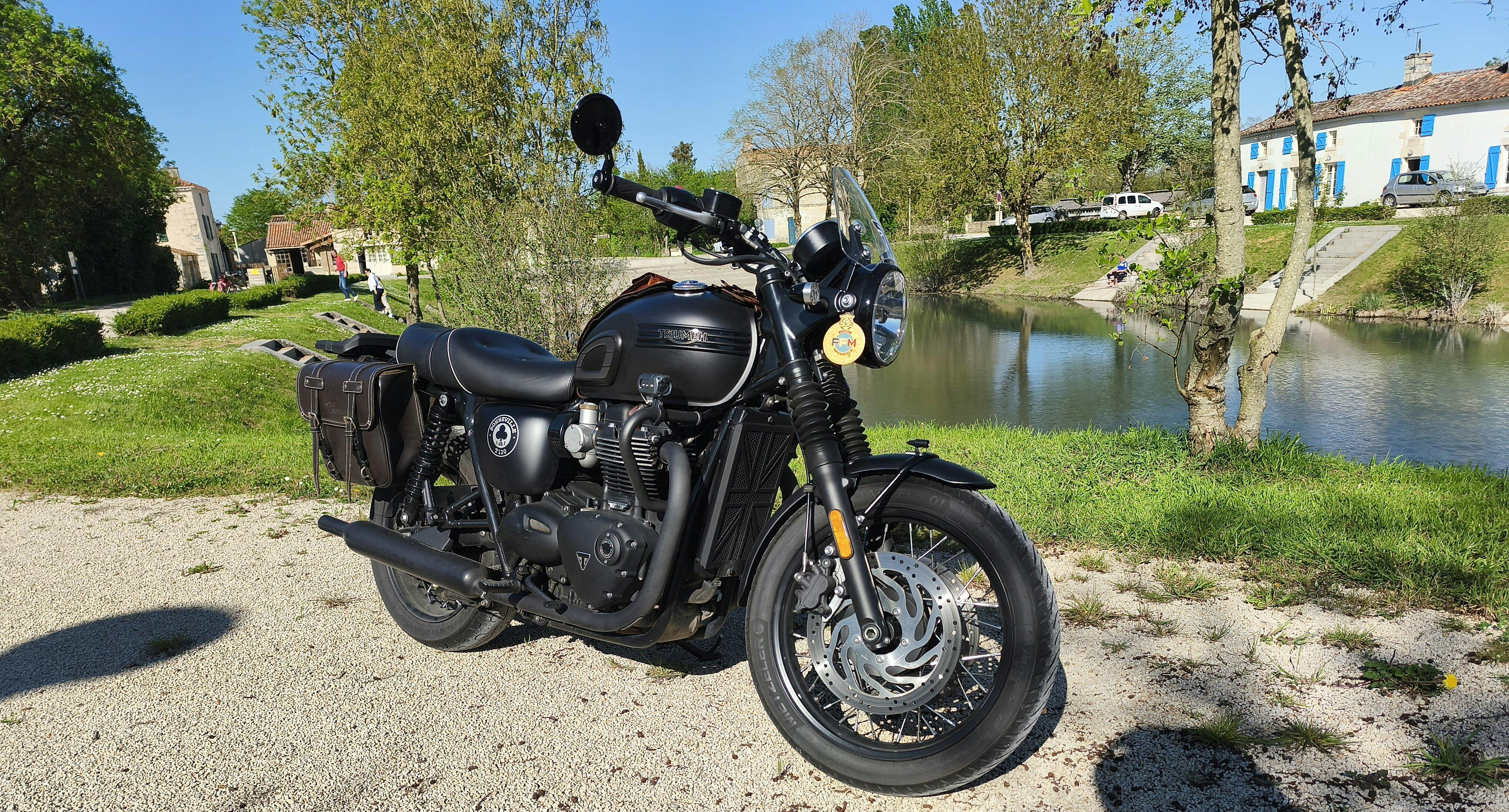FENRIR バイク用バーエンドミラー トライデント660 ボンネビル