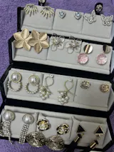 Set of 12 Premium Earrings with Personalised Jewellery Box