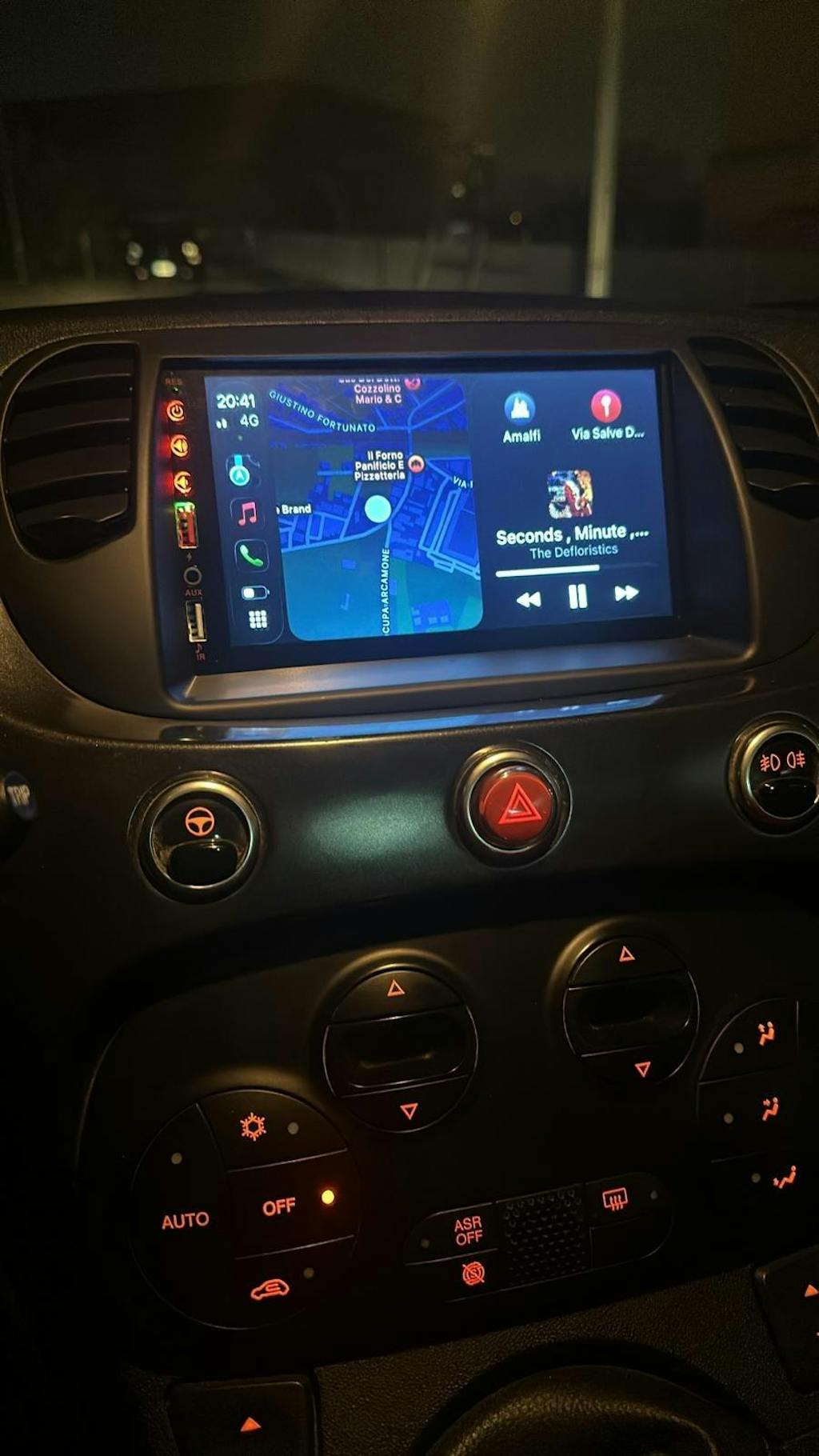 Autoradio per Fiat 500s 7" | 2007-2014 | Bluetooth | Radio | USB | CarPlay + Android Auto