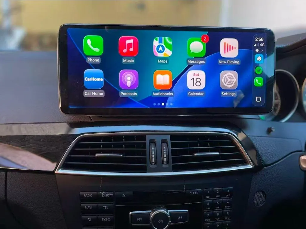 Autoradio per Mercedes Classe C w204 | s204 12.3" | 2007-2011 | Android | Bluetooth | CarPlay | Android Auto | 4/64GB Ram