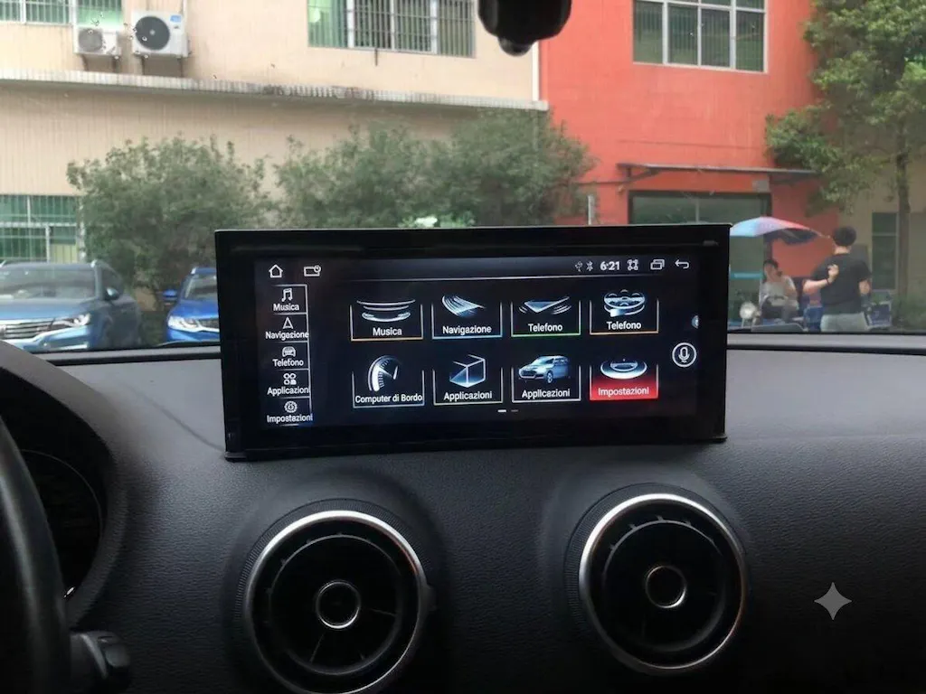 Autoradio per Audi A3 8V | 10.25" | 2012-2020 | Android | Bluetooth | CarPlay | Android Auto | 4/64GB Ram
